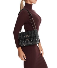 GUESS NADIRA Mini bolso de hombro NEGRO - Bolsos Mujer - 5