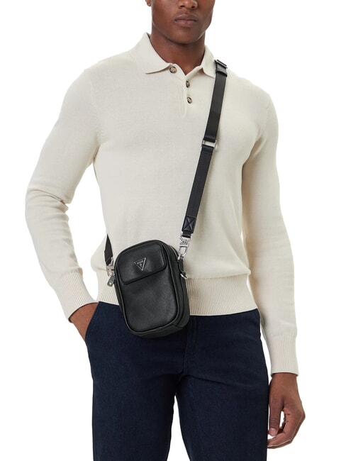 MILANO Mini bolso NEGRO - Bandoleras Hombre