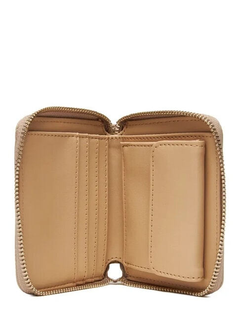 PHOEBE Cartera peque&ntilde;a con cremallera logotipo simplemente gris topo - Carteras Mujer