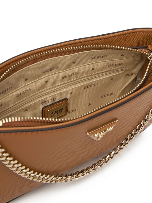 NOELLE 2 Bolso de hombro con cadena co&ntilde;ac ligero - Bolsos Mujer