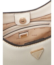 GUESS GIULLY 2 Bolso con estampado Saffiano y bandolera OFFWHITE - Bolsos Mujer - 3
