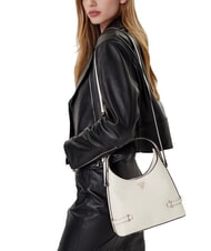 GUESS GIULLY 2 Bolso con estampado Saffiano y bandolera OFFWHITE - Bolsos Mujer - 4