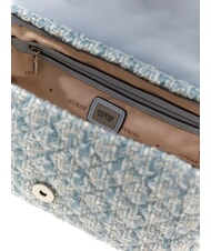 GUESS EVERLEE Mini bolso de hombro / bandolera azul brumoso multi - Bolsos Mujer - 3