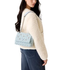 GUESS EVERLEE Mini bolso de hombro / bandolera azul brumoso multi - Bolsos Mujer - 4