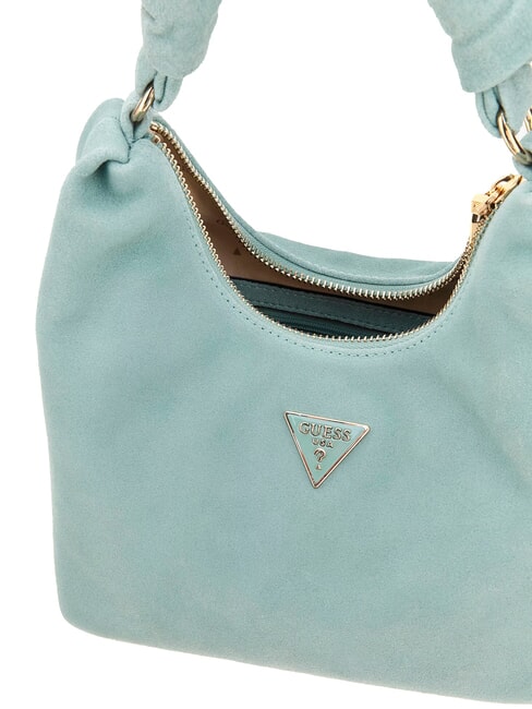 ISOTTA Bolso de piel de ante con cadena eucalipto - Bolsos Mujer
