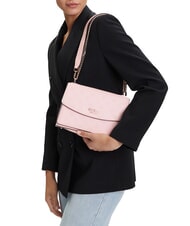 GUESS PHOEBE Bolso de hombro logotipo de agua de rosas - Bolsos Mujer - 4