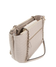 GUESS NADIRA Bolso de hombro gris topo claro - Bolsos Mujer - 3