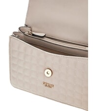 GUESS NADIRA Mini bolso de hombro / bandolera gris topo claro - Bolsos Mujer - 3
