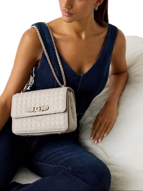 NADIRA Mini bolso de hombro / bandolera gris topo claro - Bolsos Mujer