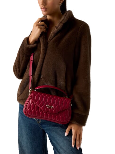 VALLA Bolso de mano, con bandolera ROJO - Bolsos Mujer