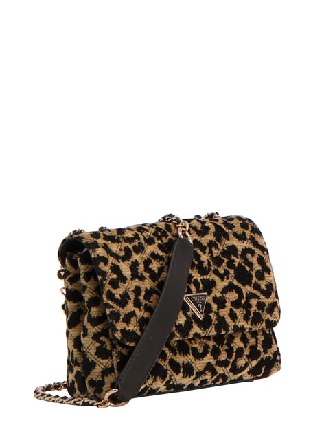 GIULLY Bolso con estampado animal leopardo - Bolsos Mujer