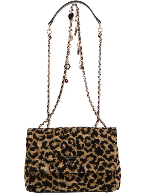 GIULLY Bolso con estampado animal leopardo - Bolsos Mujer