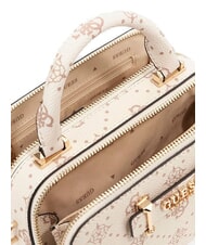 GUESS SILIA Micro bolso de mano, con bandolera logotipo de vainilla - Bolsos Mujer - 4