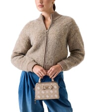 GUESS SILIA Micro bolso de mano, con bandolera logotipo de galletas - Bolsos Mujer - 5