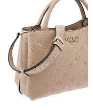 GUESS PHOEBE Bolso de mano, con bandolera logotipo simplemente gris topo - Bolsos Mujer - 3