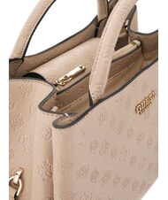 GUESS PHOEBE Bolso de mano, con bandolera logotipo simplemente gris topo - Bolsos Mujer - 4