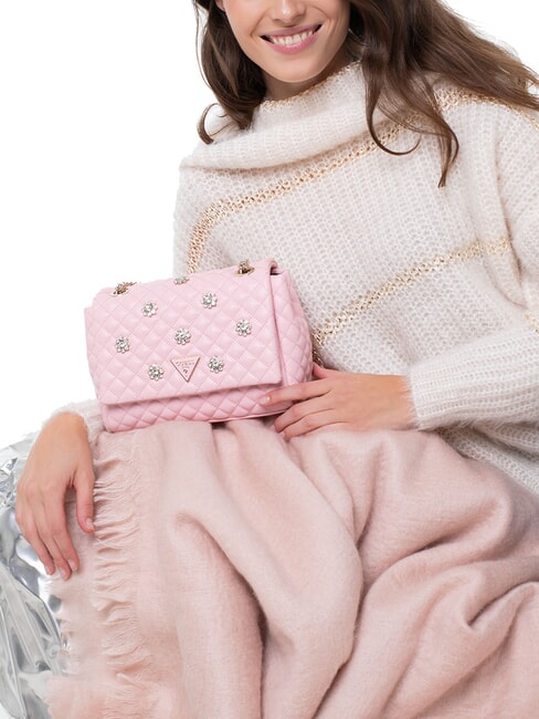 EVERLEE Bolso acolchado con aplicaciones agua de rosas - Bolsos Mujer