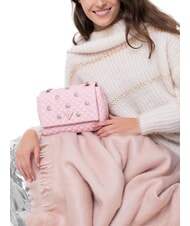 GUESS EVERLEE Bolso acolchado con aplicaciones agua de rosas - Bolsos Mujer - 4