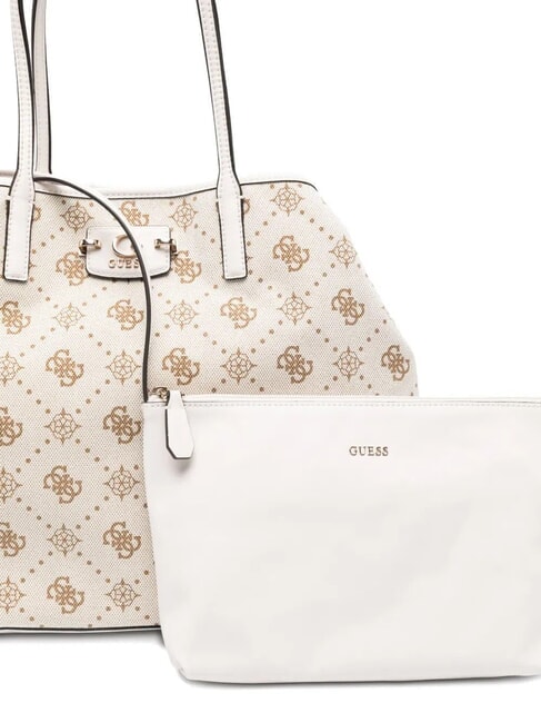 NEDA Bolso de hombro logotipo blanquecino - Bolsos Mujer