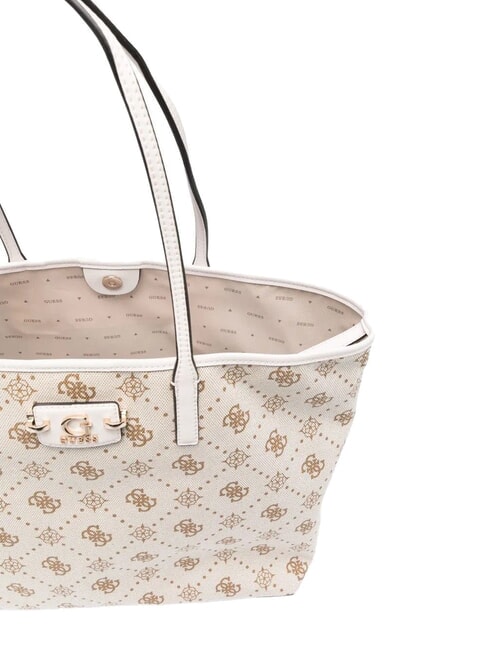 NEDA Bolso de hombro logotipo blanquecino - Bolsos Mujer