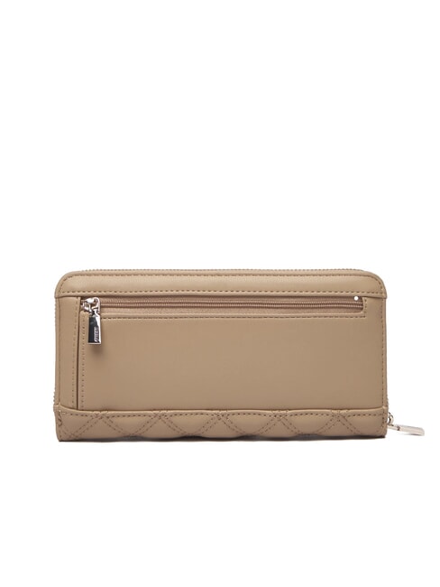GIULLY 2 Cartera grande acolchada con cremallera BEIGE - Carteras Mujer