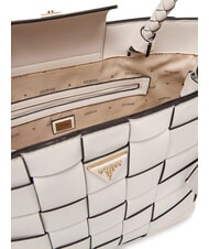 GUESS MAYLEE Bolsa de compras tejida OFFWHITE - Bolsos Mujer - 6