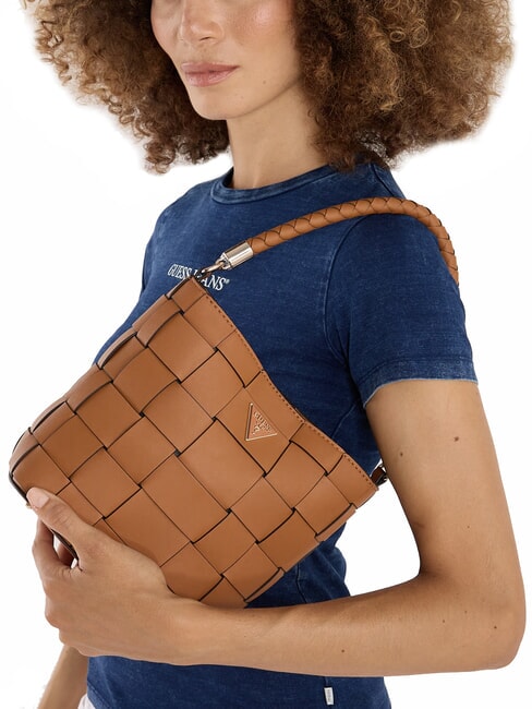 MAYLEE Mini bolso de hombro tipo cubo bolso shopper Albury caramelo - Bolsos Mujer