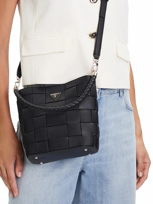 MAYLEE Mini bolso de hombro tipo cubo NEGRO - Bolsos Mujer