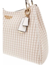 GUESS MIREMA Bolso de hombro blanco multi - Bolsos Mujer - 3