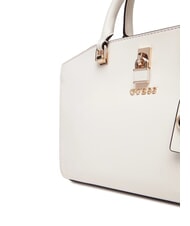 GUESS QUEENSLAND Bolso de mano, con bandolera blanco roto/gris topo - Bolsos Mujer - 4