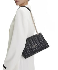 GUESS MELISANDRA Bolso de hombro / bandolera NEGRO - Bolsos Mujer - 5