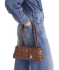 GUESS MARION Bolso de hombro COGNAC - Bolsos Mujer - 5