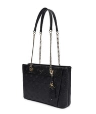GUESS TISHA Bolso de hombro logotipo negro - Bolsos Mujer - 2