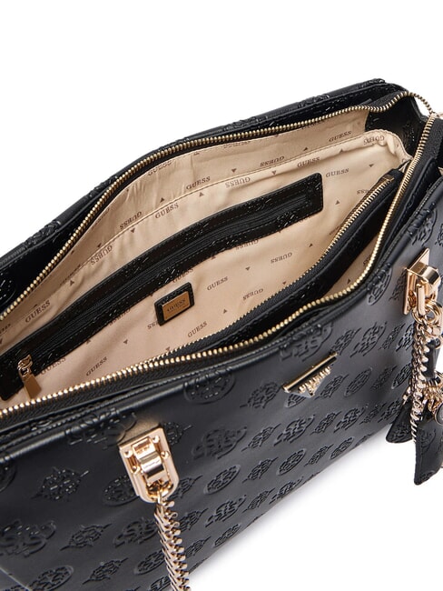 TISHA Bolso de hombro logotipo negro - Bolsos Mujer