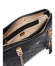 GUESS TISHA Bolso de hombro logotipo negro - Bolsos Mujer - 6