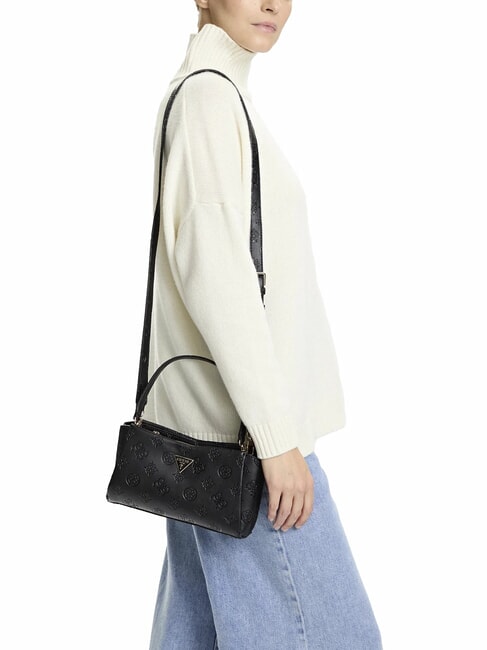 TISHA Bolso de mano, con bandolera logotipo negro - Bolsos Mujer