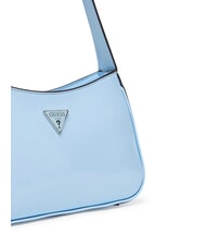 GUESS ARNELA Bolso de hombro brillante cielo azul - Bolsos Mujer - 3