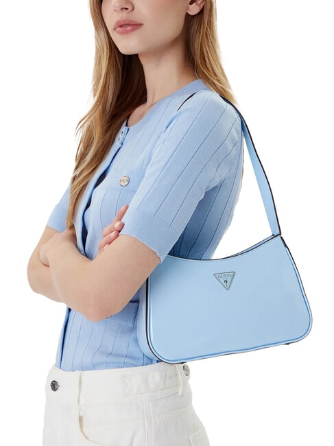ARNELA Bolso de hombro brillante cielo azul - Bolsos Mujer