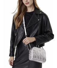 GUESS ALDINA Mini bolso de hombro NEGRO - Bolsos Mujer - 4