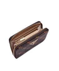 GUESS LAUREL 2 Cartera mediana con cremallera y logotipo 4G marr&oacute;n - Carteras Mujer - 2