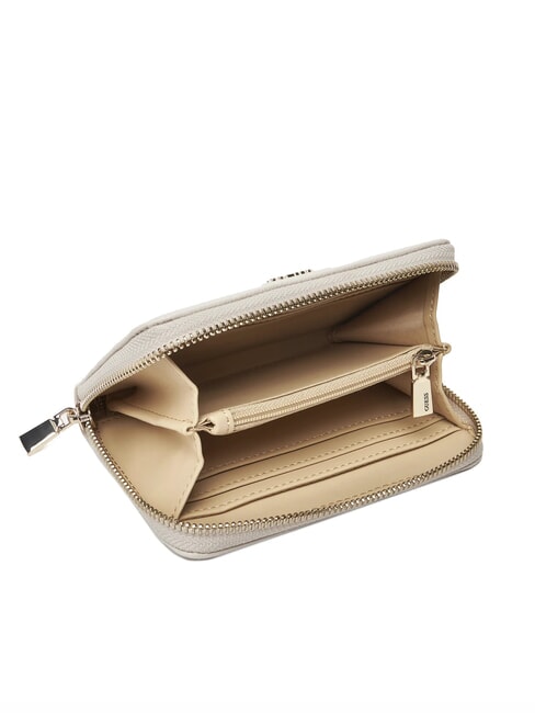 LAUREL 2 Cartera mediana con cremallera marfil - Carteras Mujer