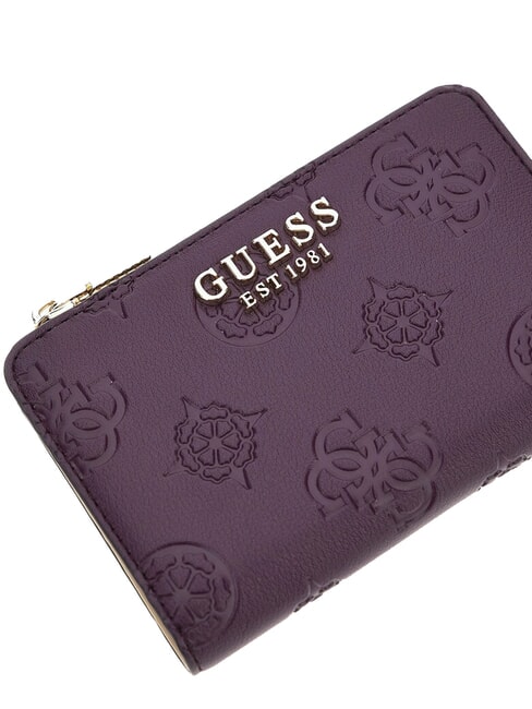 LAUREL 2 Cartera mediana con cremallera logotipo del vino - Carteras Mujer