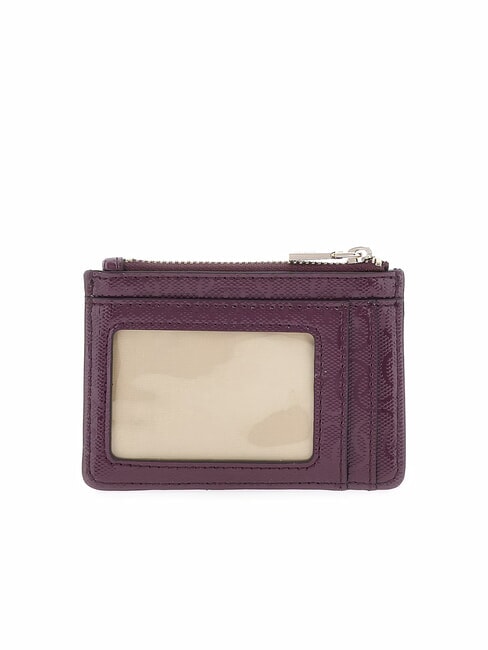 IDRA Tarjetero plano con cremallera vino - Carteras Mujer