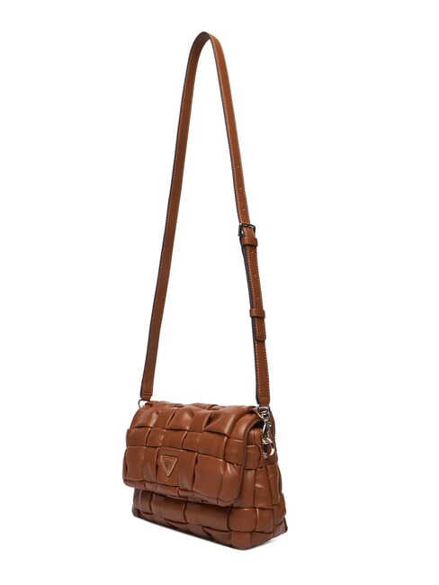 MARION Bolso de hombro tejido con correa para el hombro COGNAC - Bolsos Mujer