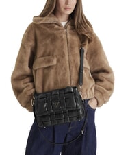 GUESS MARION Bolso de hombro tejido con correa para el hombro NEGRO - Bolsos Mujer - 5