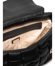 GUESS MARION Bolso de hombro tejido con correa para el hombro NEGRO - Bolsos Mujer - 6