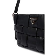 GUESS MARION Bolso de hombro tejido NEGRO - Bolsos Mujer - 3