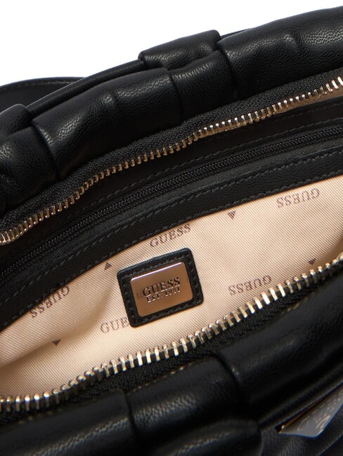 MARION Bolso de hombro tejido NEGRO - Bolsos Mujer