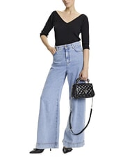 GUESS GIULLY Bolso acolchado con bandolera NEGRO - Bolsos Mujer - 5