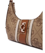 GUESS ERENIA Bolso de hombro con logotipo 4G en toda la superficie LOGOTIPO DE LECHE - Bolsos Mujer - 3